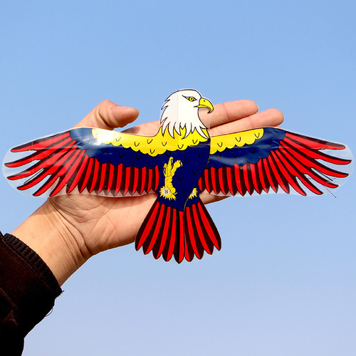 Weifang Hongyun Fishing Rod Kite Cartoon Children's Miniature Plastic Dynamic Eagle Parrot Swallow Little Princess Fishing Rod