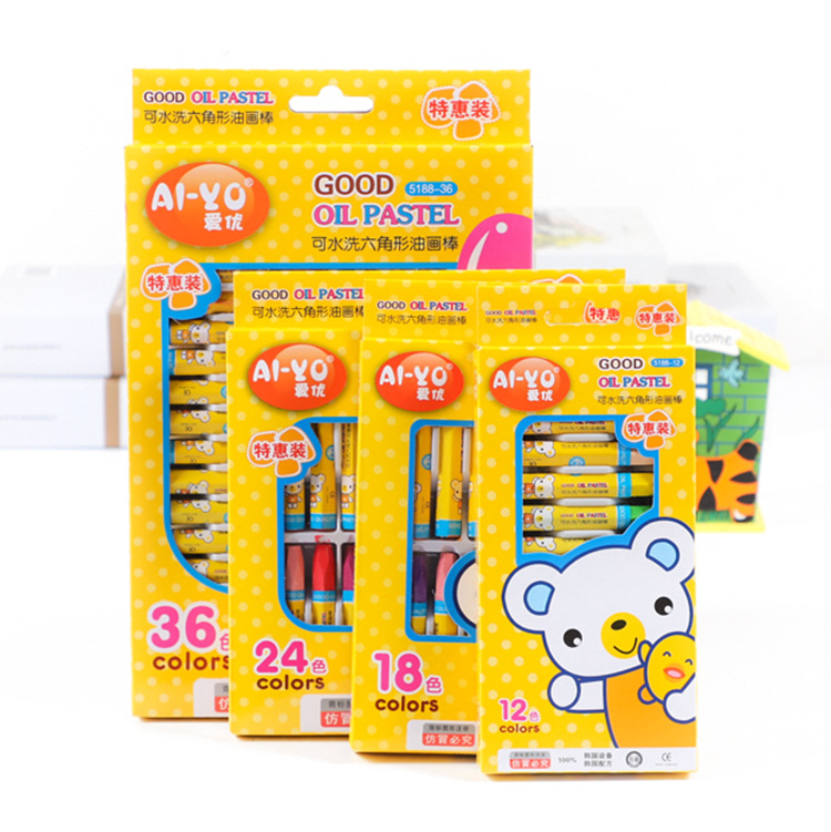 Children Crayon Painting Coloring Graffiti Painting Brush Supplies 1 Set display picture 1