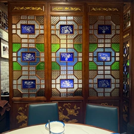 花窗;屏风、隔断类;平开窗