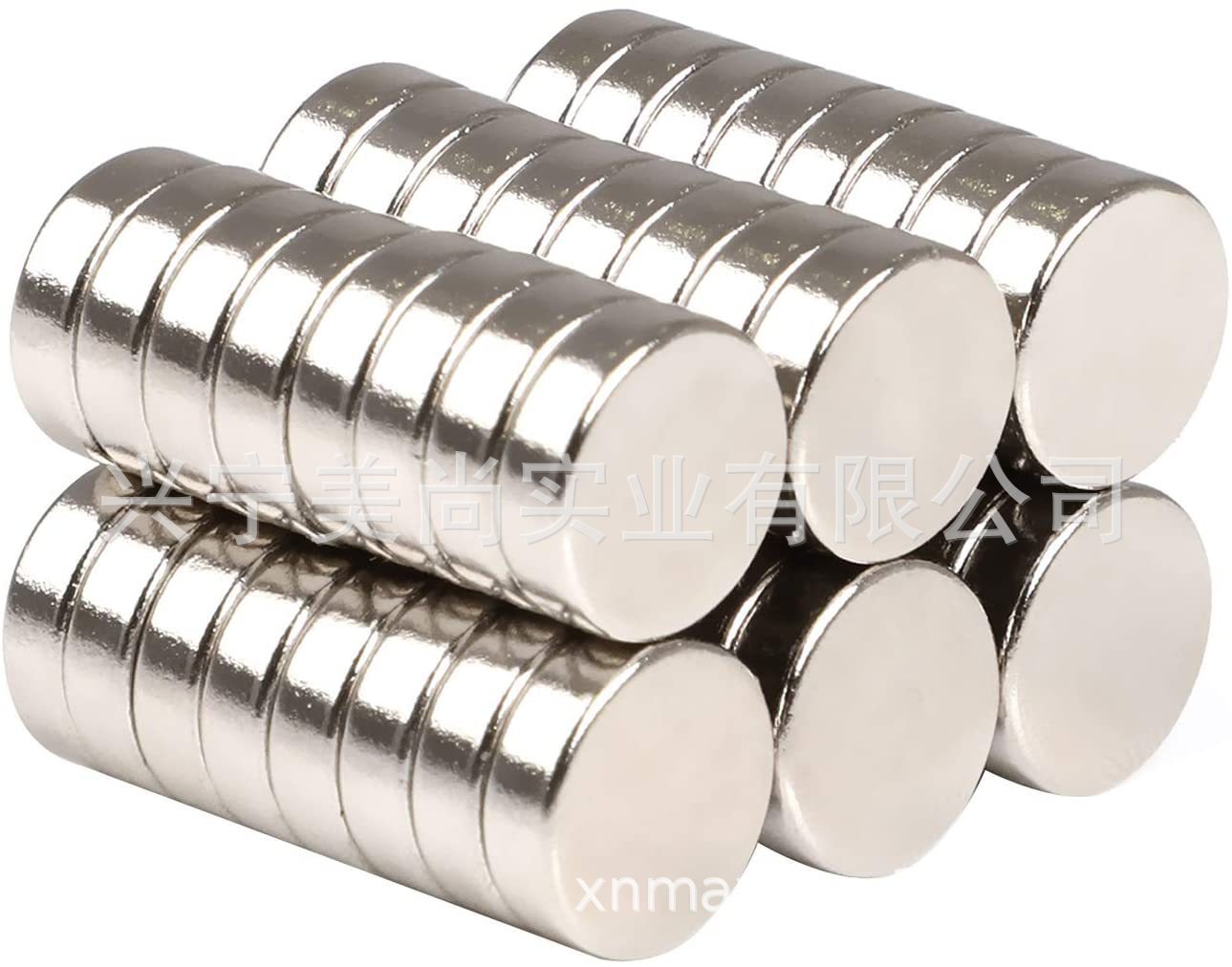 家庭冰箱厨房办公室学校多用途优质拉丝镍磁铁小型圆形办公室磁铁