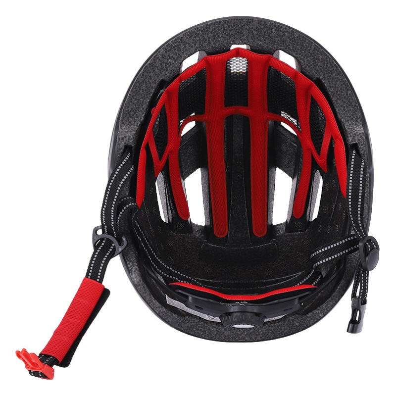 Gran ala de succión magnética gafas casco hombres y mujeres de montaña carretera bicicleta casco con carga USB Luz