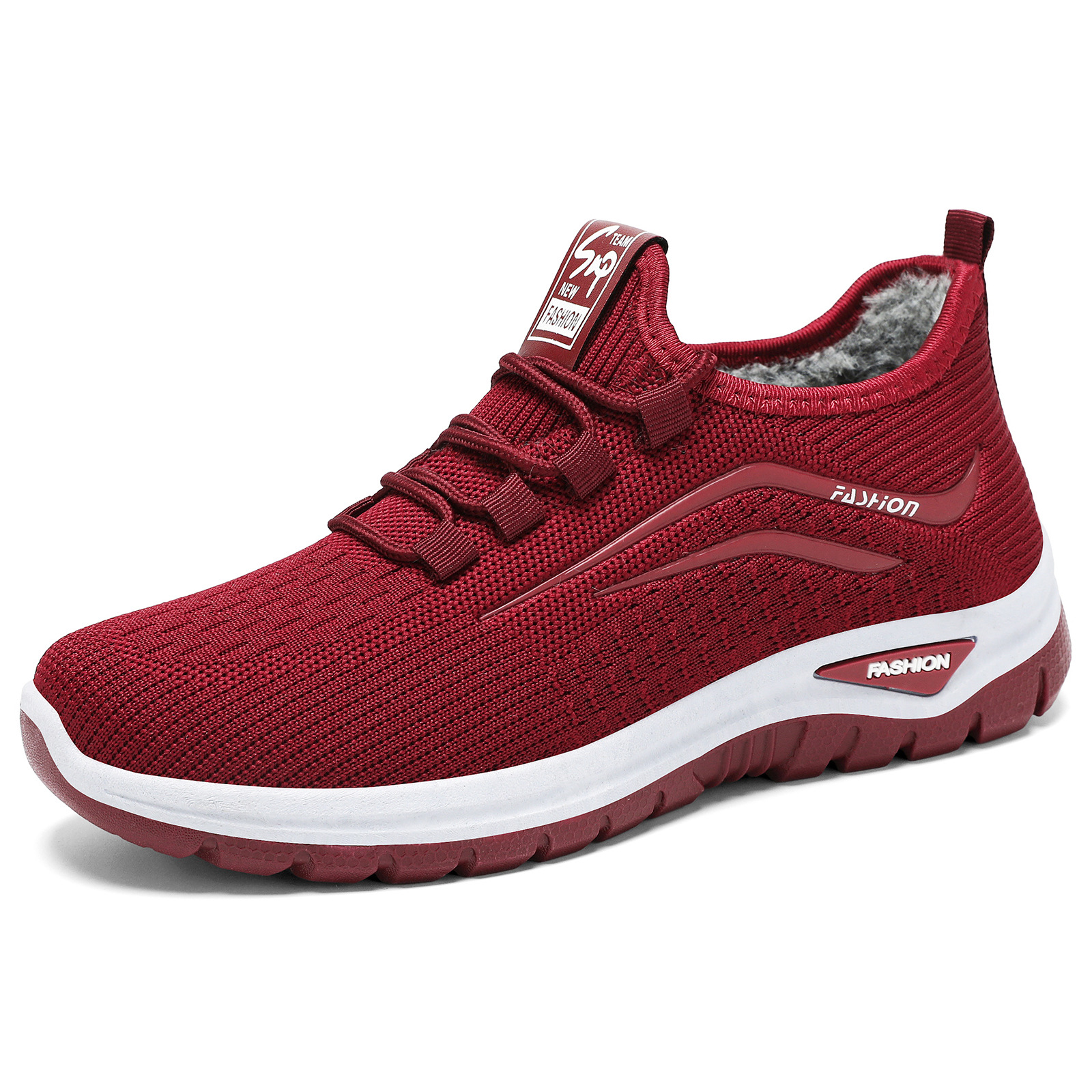 Zapatos de algodón de invierno para mujeres más veludo y grueso zapatos de caminar nuevos zapatos de mujer poco profundos al aire libre botas de nieve de algodón caliente