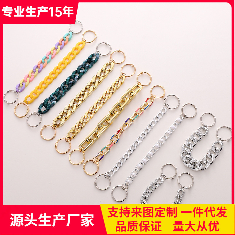 New Amazon Hole Shoes Shoe Chain DIY Jewelry Accessories Handmade Beaded Chain Shoe Buckle Hanging Pendant Accessories