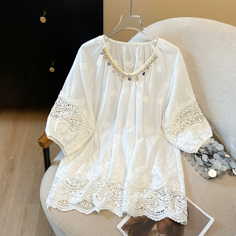 2025 летний новый ретро новый китайский стиль улучшенный сплошной цвет