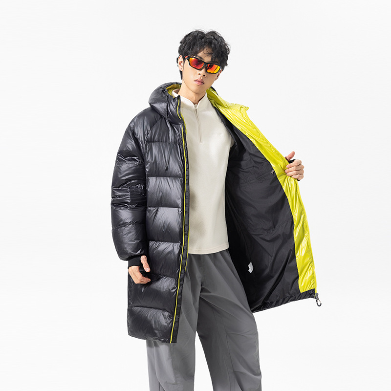 Gray Whale 2025 Winter New Lightweight Bread Jacket Men's 90 White Duck down Water-Repellent Windproof Warm Jacket Wholesale