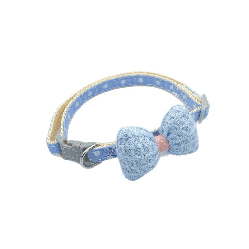 Collar de gato accesorios para mascotas fabricantes al por mayor lindos arcos gatos perros collar ajustable para mascotas