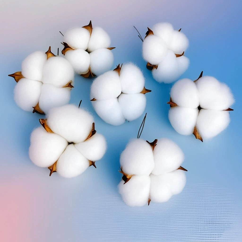 White cotton realistic decorations, flowered, wholesale, bouquet
