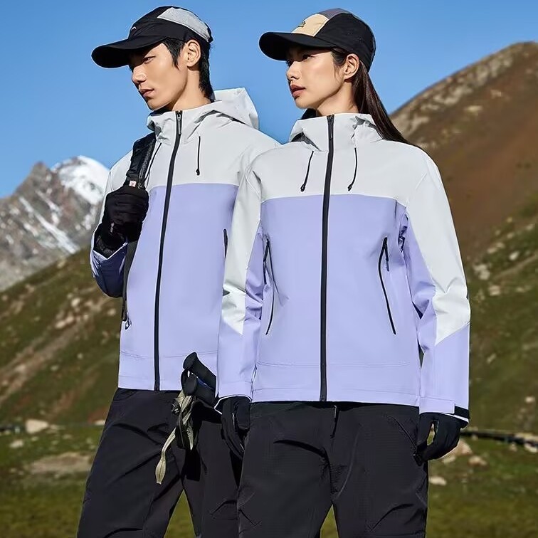 Lightweight Single-Layer Jacket Printed Workwear Logo Hooded Jacket Corporate Three-Proof Group Wear Hooded Windbreaker