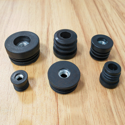 M6M8M10 Round Pipe Nut Chair Leg Cushion Adjustable Height Round Plastic Nut