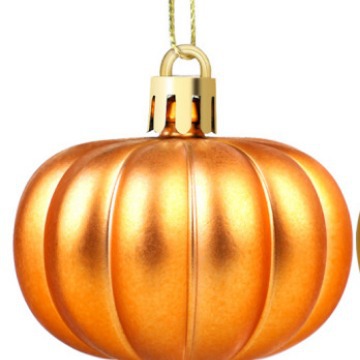 Transfronterizo Halloween Ghost Day calabaza colgante bola de Navidad colgante impresa pintada bola mate 12