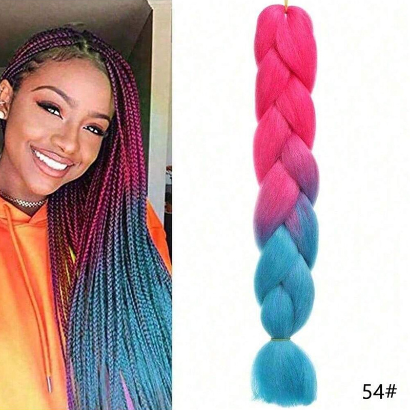 Peruca de trenza africana mujer color trenza artefacto de alta temperatura seda de trenza cabello cabello cab