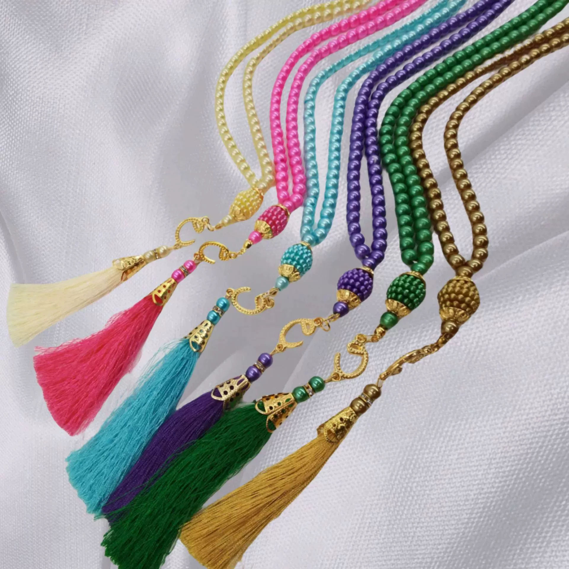 Трансграничные 99 6-мм имитация жемчуга мусс четки Tasbih Ближний Восток TEMU amzon