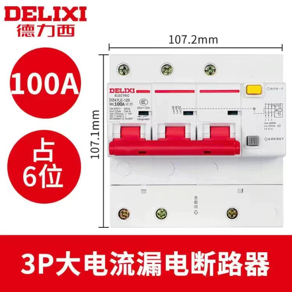DZ47LE-125 3P D 100A