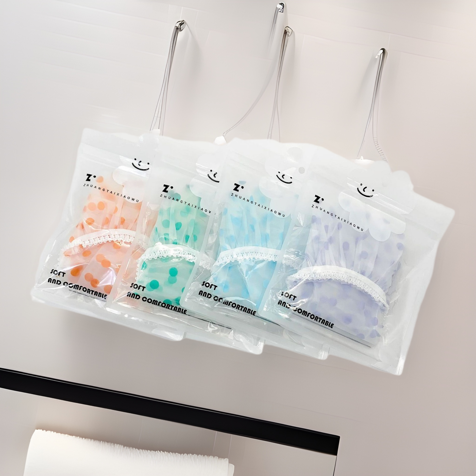 Shower Hat Women's Waterproof Shower Headgear for Adults and Kidsren Cute Korean Summer Kitchen Cooking Anti-oil Fume Hair Hat
