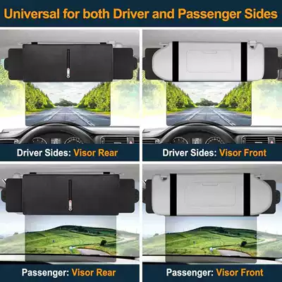 Zipper Extension, Polarized Anti-Glare – Sun shade