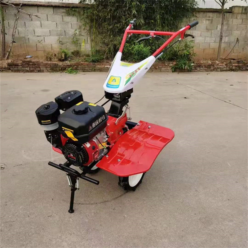 全新小型两驱微耕机手扶式农用旋耕机山地开荒松土除草机耕地机