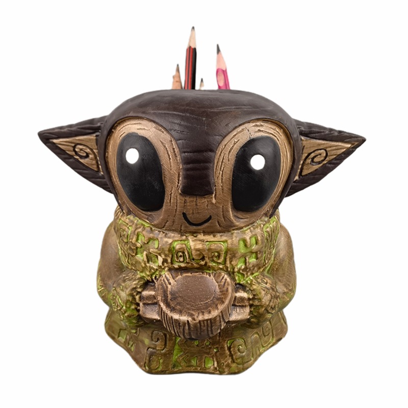 Estilo nórdico cerámica escritorio almacenamiento contenedor creativo estudiante Oficina estudio pluma contenedor lindo cosmético caja de almacenamiento de la pluma