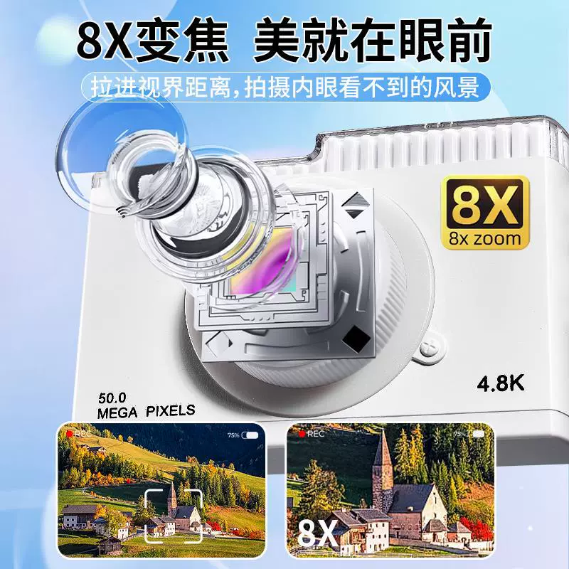Polaroid, retro digital camera for elementary school students, Birthday gift