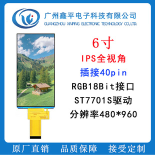 6.0��TFT�ֱ���480x960���40Pin��RGB�ӿڸ���Һ���@��