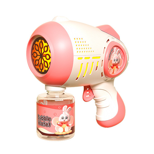 Handheld bubble blowing machine internet celebrity wedding space bubble gun children's fully automatic electric bubble machine toy for boys and girls