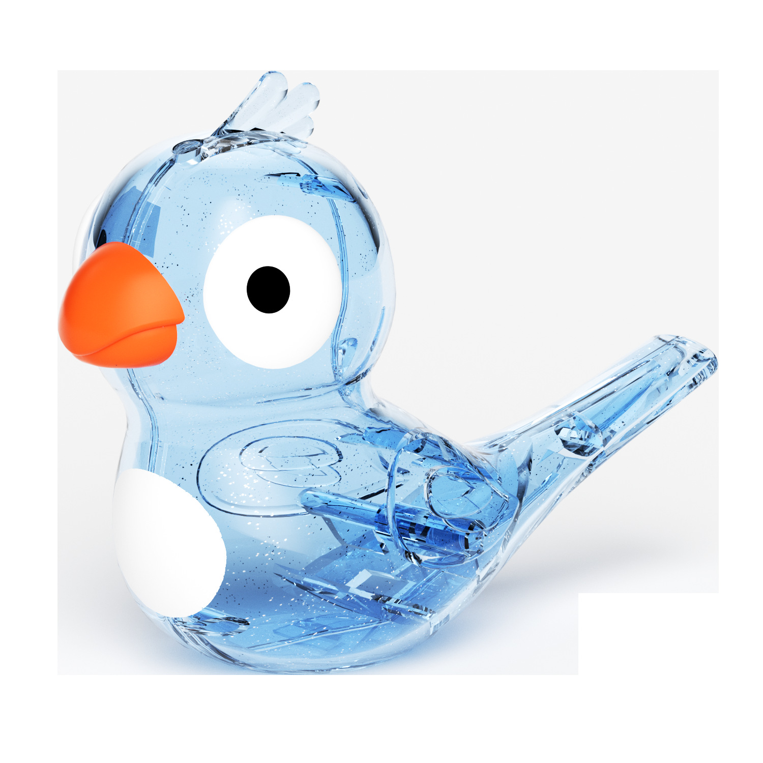 Water Bird Whistle Children's Toy Mouth Muscle Pronunciation Training Can be Injected with Water to Learn Bird Calling, Infants, and Infants Whistle