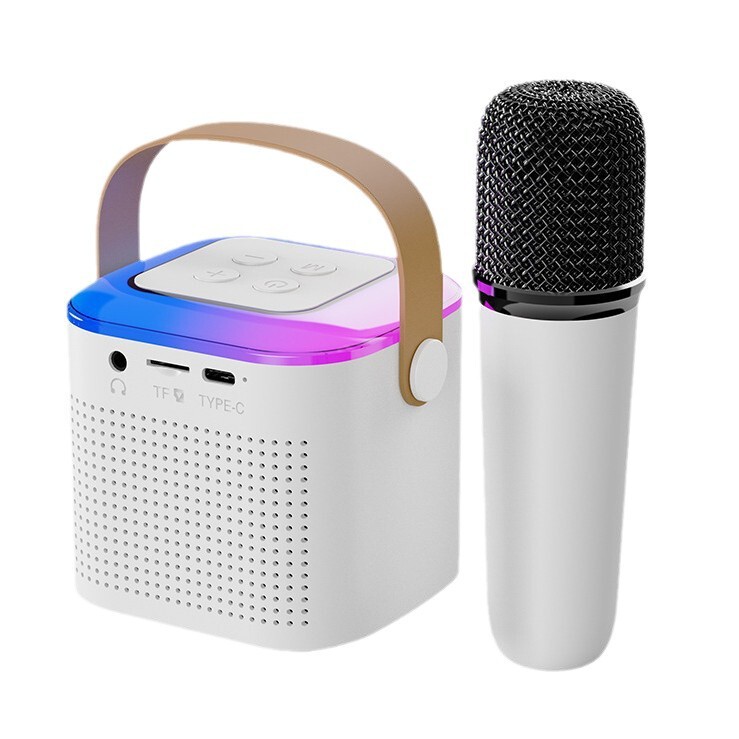 スマートbluetoothオーディオ家庭用携帯ミニ無線マイクk歌音響マイクセット卸売り|undefined