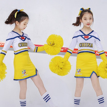 儿童拉拉操中小学生运动会啦啦队演出服少儿足球宝贝团体操表演服