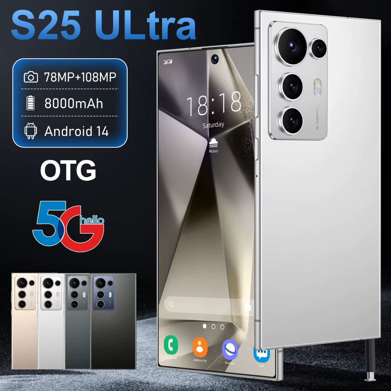 Умные часы, мобильный телефон, C25, S25, широкий экран, Android