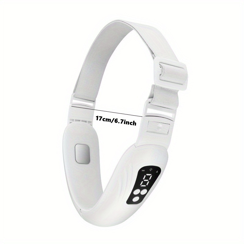 I 8492026新款跨境代发1个带LED显示屏的可充电面部按摩器-USB跨|ru