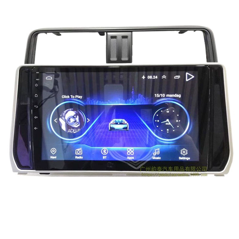 Подходит для 18 Toyota Bully/PRADO Navigation Face Frame Android Большой экран Вариант набора рамки Панель модификации