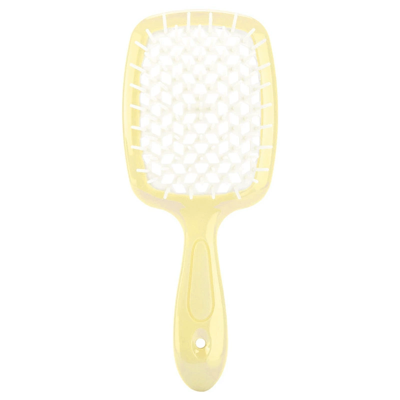 Scalp massaging paddle brush, lightweight detangling, volume‑adding