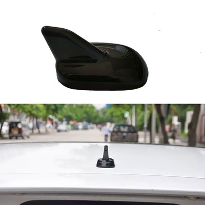 Audi A3 4 5 6 Q3 5 Q7 üçün qara dekorativ köpəkbalığı üzgəci dam antenası