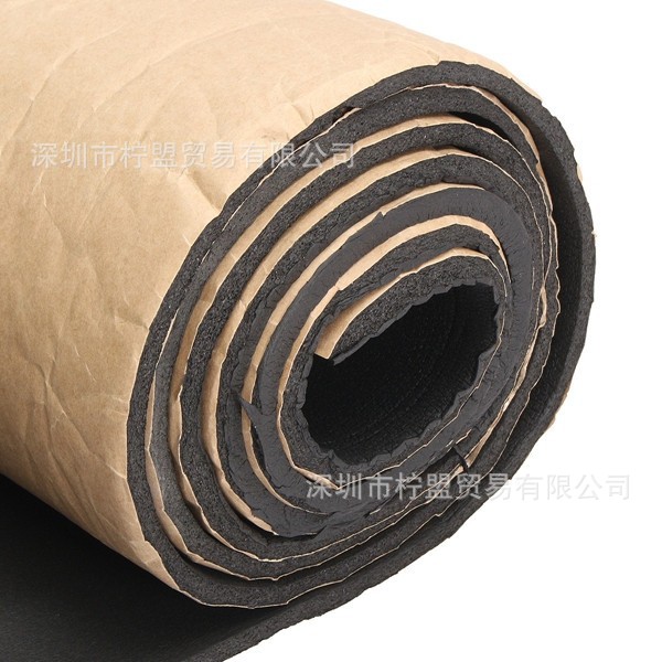 200cm x 50cm car sound insulation shock absorption sound insulation cotton heat insulation closed cell foam auto parts