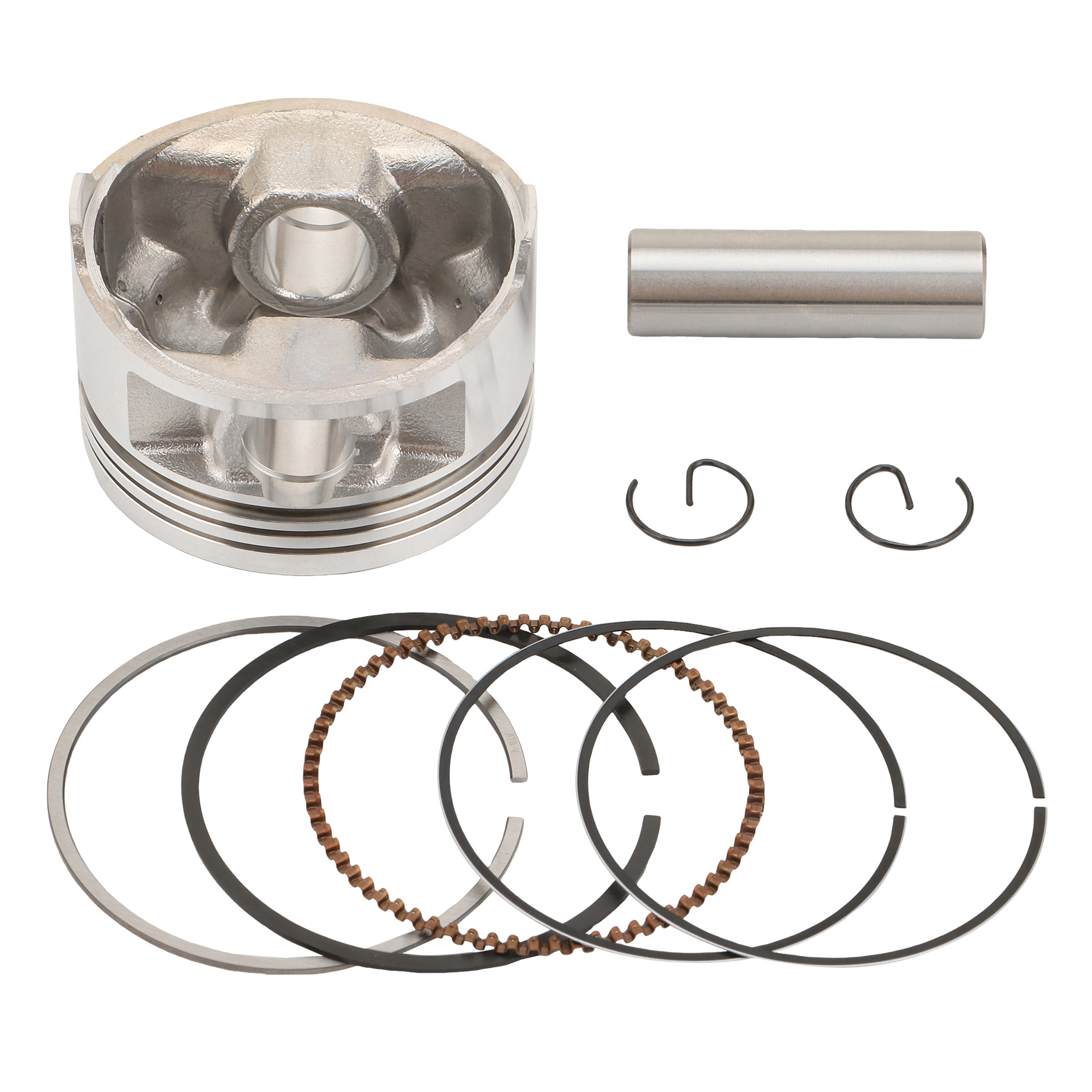 61mm Piston Set 161Cc Rocker Arm Bracket Camshaft Assembly Cylinder Diameter Lightweight Go-Kart Engine