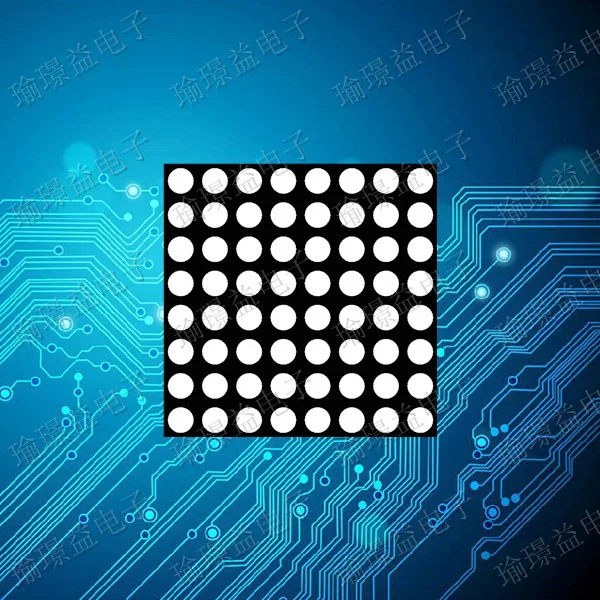 LED-декодерная матричная плата F3.0 8*8 желтая матричная плата 1088AY1088BY Производитель имеет большой объем точек.