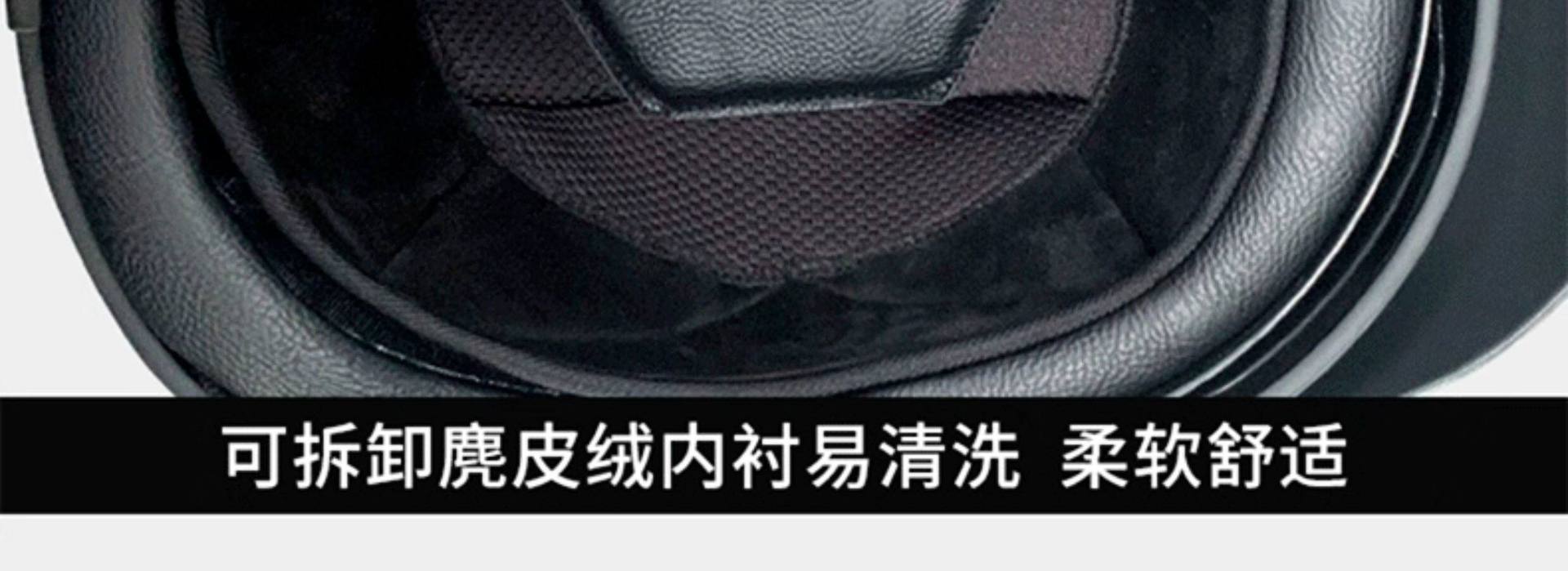 Vecchio genuine goods motorcycle carbon fiber helmet half helmet summer helmet scoop helmet carbon fiber half helmet 888 retro