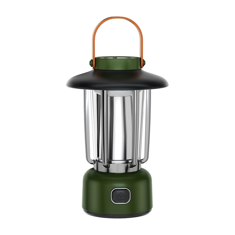 Nueva carga Al Aire Libre Retro Luz de camping portátil colgante de tres colores fuente de luz ambiente camping Luz Portátil mini colgante