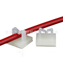 龍然廠家直銷 粘式電線固定座NC1010 尼龍貼式配線固定夾