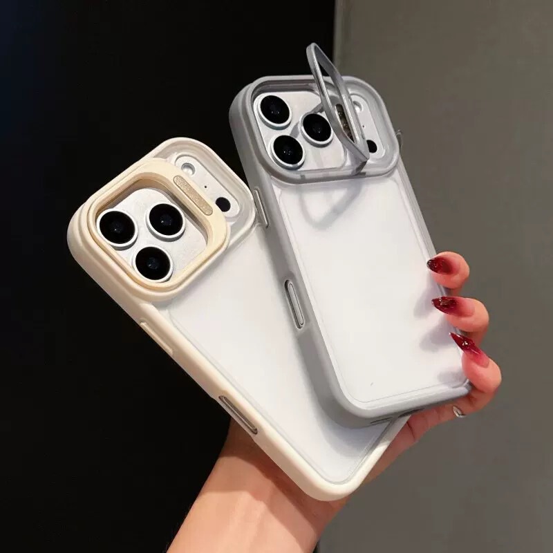 Suitable for Iphone17Promax Lens Bracket Mobile Phone Case Apple 16 Protective Case 15Pro Anti-Fall Personalized 11 Suitable for Iphone17Promax Lens Bracket Mobile Phone Case Apple 16 Protective Case 15Pro Anti-Fall Personalized 11