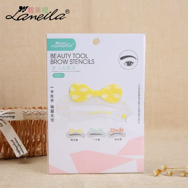 LAmelA One-word Eyebrow Thrush CArd, Eyebrow Thrush Tool, BeAuty Eyebrow Trimming Tool, VArious Eyebrow ShApes, 3 Pieces into A0203