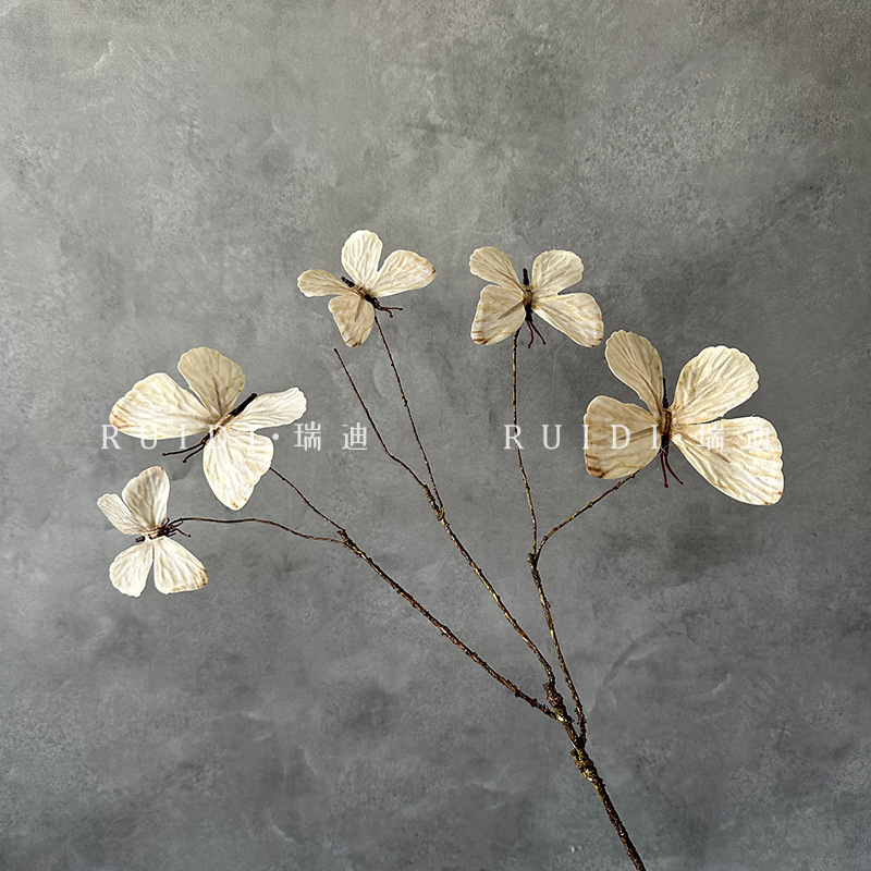 둥근 나비 - 황백색 - YX