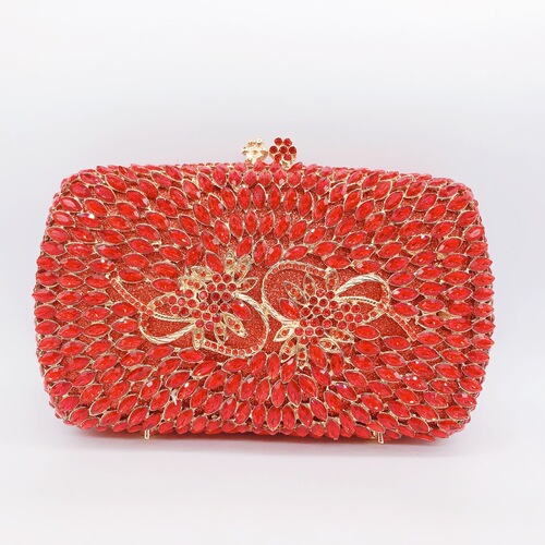 Dai Wei Mermaid Factory orders cross-border diamond-encrusted dinner bag hollow rhinestone banquet clutch women's bag clutch bag