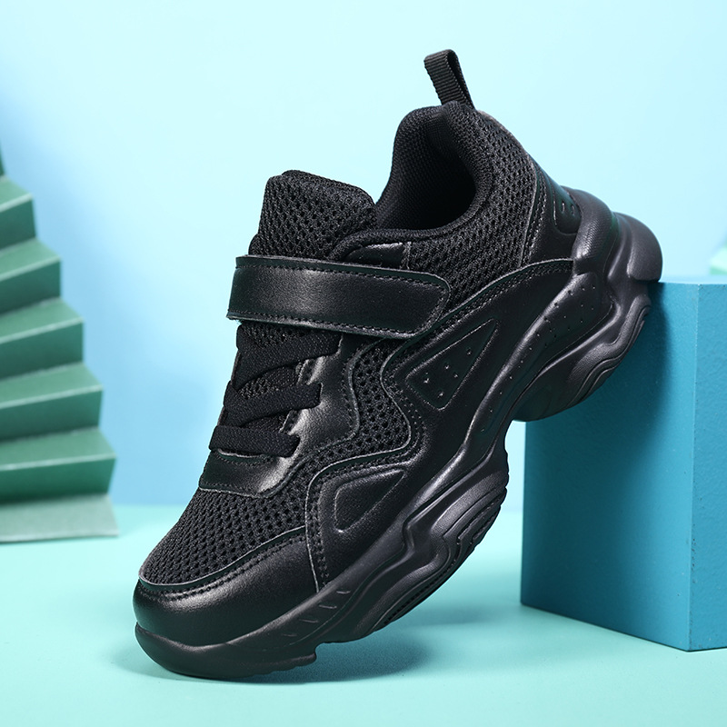 Zapatos blancos para niños Zapatillas blancas de malla para niñas Zapatillas blancas de otoño para niños de kindergarten para niños