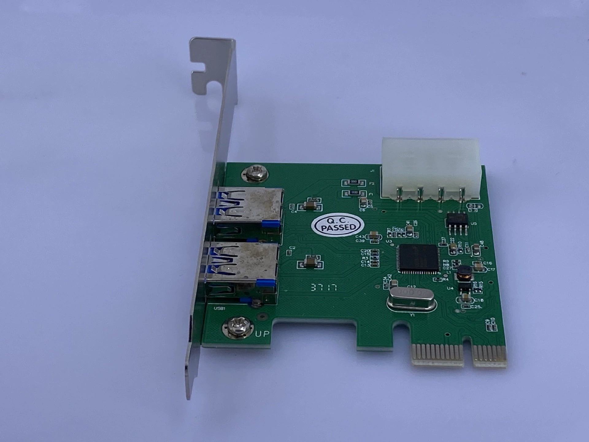 Оптовая карта расширения PCI-E до USB 3.0 2 расширенная карта для настольного ПК материнской платы USB карта расширения