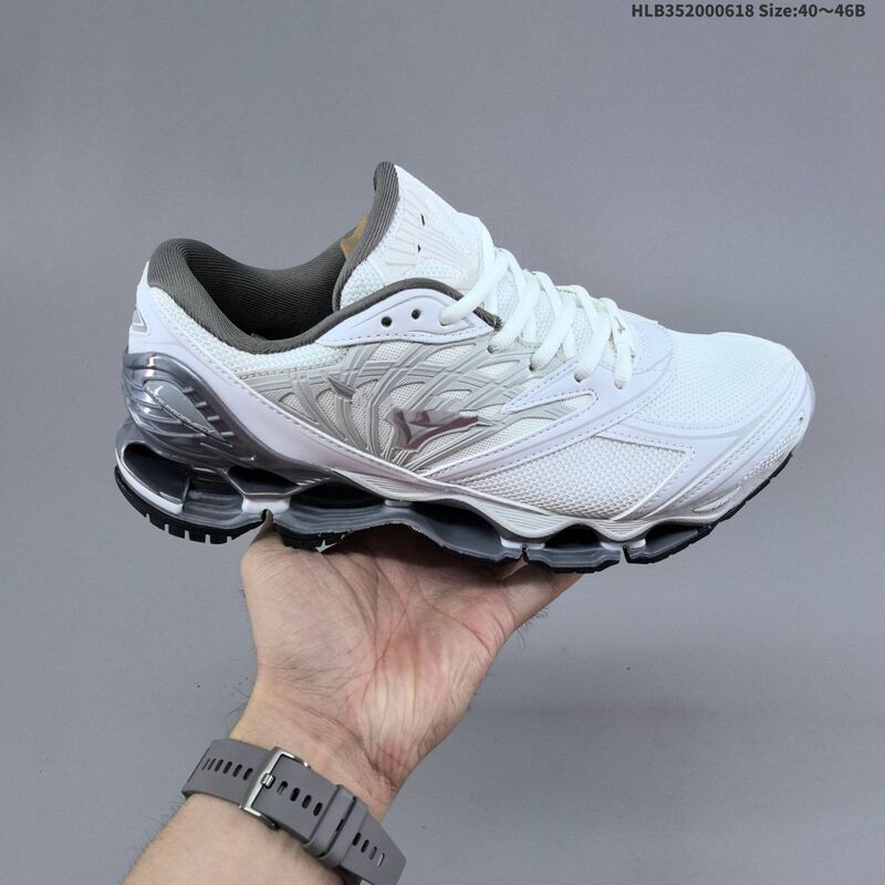 New Model Functional Running Shoes Japan Hollow Mesh Breathable Shoe Support Shock-Absorbing Men's Sports Shoes Prophecy 13S