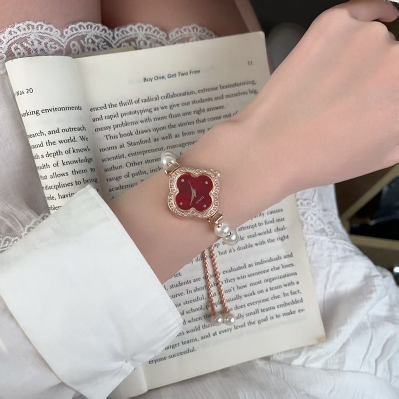 中古Vintage简约时尚抽拉可调节手链表古着轻奢气质通勤百搭手饰|undefined