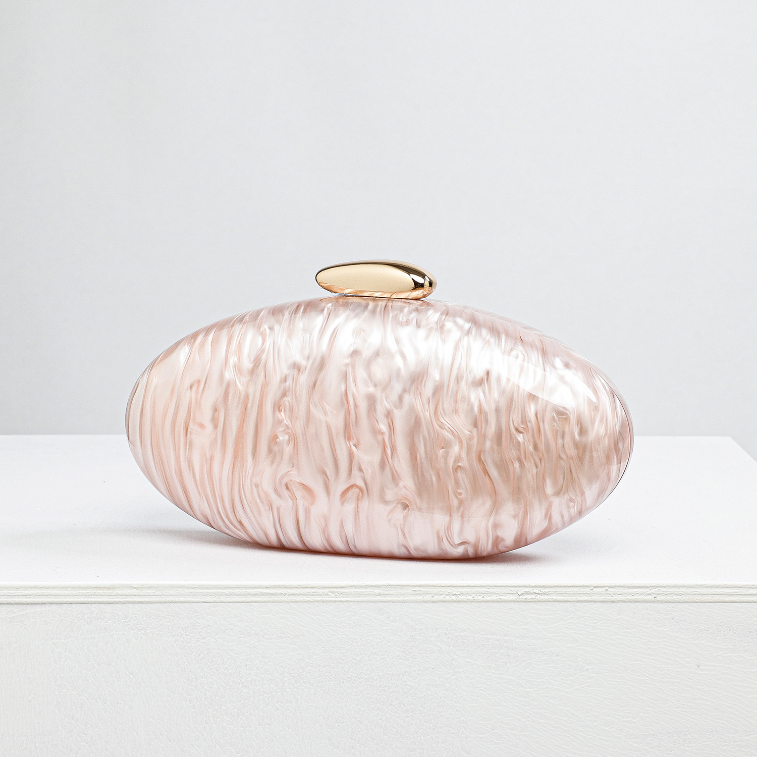 Amazon Shein Acrylic Hard Shell Evening Bag - New Wedding Banquet Clutch With Chain Shoulder/Crossbody Strap For Women - Thumbnail 6