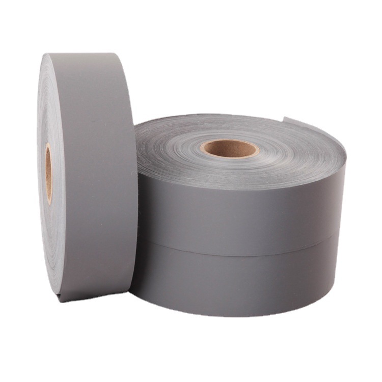 高亮化纤反光条劳保服装反光带银灰色衣用反光面料反光布厂家