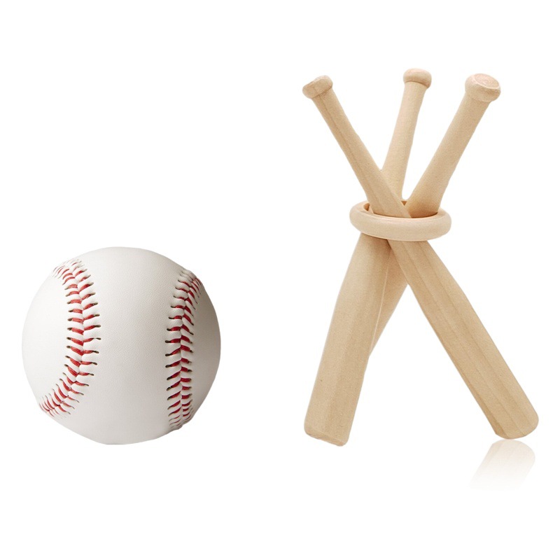 Expositor de béisbol de madera estilo europeo, exclusivo para comercio electrónico, en stock.