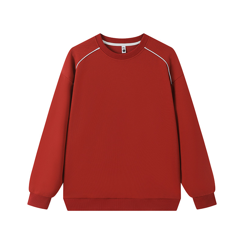 Camiseta de cuello redondo de tornillo pesado personalizada ropa corporativa de grupo camisa publicitaria ropa de trabajo de manga larga logotipo impresa